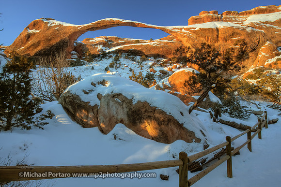 Landscape Arch Snow - IMG_1464